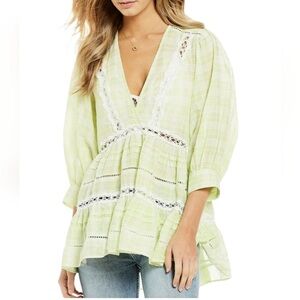Free People Time Out Lace Tunic